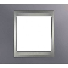 Рамка 1-местная Unica Top. Цвет Голубой берилл/Алюминий MGU66.002.098