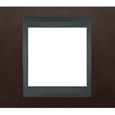 Рамка одноместная Unica Top. Цвет Табак/Графит MGU66.002.2M4