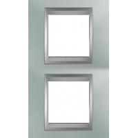 Рамка двухместная Unica Top. Цвет Изумрудный/Алюминий MGU66.004V.094 Рамка двухместная Unica Top. Цвет Изумрудный/Алюминий MGU66.004V.094