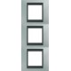 Рамка трехместная Unica Top. Цвет Изумрудный/Графит MGU66.006V.294