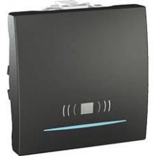 Выключатель одноклавишный кнопочный с подсветкой, тип «звонок» Unica 10А MGU3.206.12CN