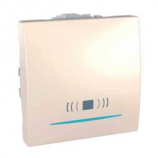 Выключатель одноклавишный кнопочный с подсветкой, тип «звонок» Unica 10А MGU3.206.25CN