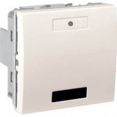 2-кнопочный выключатель с LED индикатором и ИК приемником серия Unica MGU5.532.25