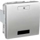 Выключатель KNX с LED индикатором и ИК приемником 2-кнопки серия Unica MGU5.532.30