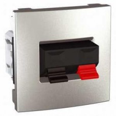 Аудіорозетка 2 модулі Unica Class Schneider Electric MGU3.486.30