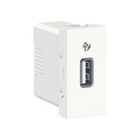 ⚡Розетка USB 1 модуль Unica New біла (NU342818) ⚡Розетка USB 1 модуль Unica New біла (NU342818)