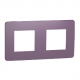 ⚡Рамка 2-х постовая Unica New лиловый/белый (NU280414)