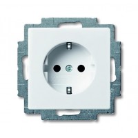 Розетка ABB с заземляющим контактом самозажимная Basic 55 белая 20 EUC-94-507 (2CKA002011A3855) Розетка ABB с заземляющим контактом самозажимная Basic 55 белая 20 EUC-94-507 (2CKA002011A3855)