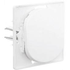 Переключатель одноклавишный проходной Aling Conel серии EON.  "Белый" (E607.0)