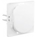 Переключатель одноклавишный проходной Aling Conel серии EON.  "Белый" (E607.0)