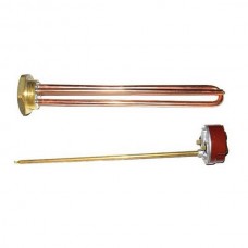 ТЭН с терморегулятором 1,2 кВт, гайка, без анода