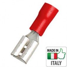 BM00190 Накінечник `мама` з ізоляцією O 0,25-1,5, 6,3*0,8