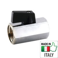 Міні-кульовий кран Bonomi Niagara 3/4” ВВ, 77000006