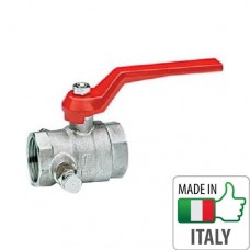 Кран шаровый Bonomi Tamigi 1 1/2” ВВ алюминиевая ручка с воздухоотводчиком, 76150211R