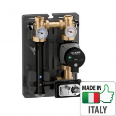 Група терморегуляції Caleffi з сервоприводом і насосом UPS 25-60