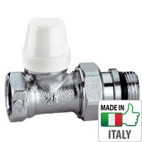 Кран отсекающий радиаторный Caleffi 1/2” HВ прямой, отсекающий вентиль
