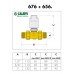 Двохходовий зонний клапан Caleffi 1/2 "