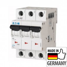 Автоматический выключатель PL4 Eaton, 40А, 3-полюсный PL4-C40/3 