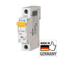 Автоматичний вимикач Eaton PL7-D25/1, 25А, 1P, D, 10кА (262718)