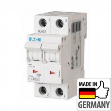 Автоматичний вимикач Eaton PL7-C0,5/2, 0,5А, 2P, C, 10кА (263352)