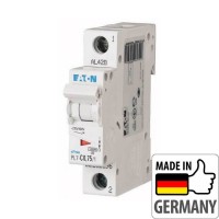 ⚡Автоматический выключатель Eaton PL7-C0,75/1, 0,75А, 1P, C, 10кА (262696)