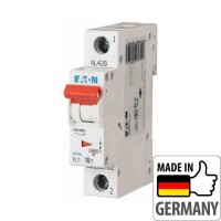 Автоматичний вимикач Eaton PL7-D10/1, 10А, 1P, D, 10кА (262714) Автоматичний вимикач Eaton PL7-D10/1, 10А, 1P, D, 10кА (262714)