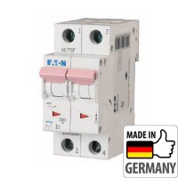 ⚡Автоматический выключатель Eaton PL7-C2/2, 2А, 2P, C, 10кА (263354) ⚡Автоматический выключатель Eaton PL7-C2/2, 2А, 2P, C, 10кА (263354)