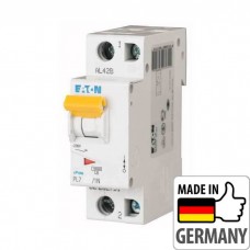 Автоматичний вимикач PL7 Eaton, 25А, 1-полюсний + нейтраль PL7-B25/1N