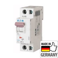 Автоматичний вимикач Eaton PL7-C32/1N, 32А, 1+N, C, 10кА (262752) Автоматичний вимикач Eaton PL7-C32/1N, 32А, 1+N, C, 10кА (262752)