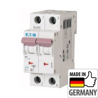 Автоматичний вимикач Eaton PL7-B32/2, 32А, 2P, B, 10кА (262768) Автоматичний вимикач Eaton PL7-B32/2, 32А, 2P, B, 10кА (262768)