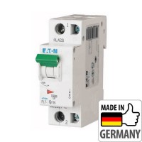 Автоматичний вимикач Eaton PL7-C6/1N, 6А, 1+N, C, 10кА (262746)