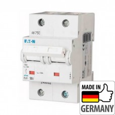 Автоматичний вимикач Eaton PLHT-C50/2, 50А, 2P, C, 25кА (248011) 