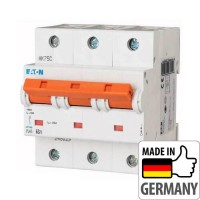Автоматичний вимикач Eaton PLHT-C63/3, 63А, 3P, C, 25кА (248038)