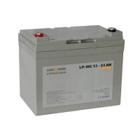 ⚡Аккумулятор мультигелевый LogicPower LP-MG 12V - 33 Ah Silver (3429)