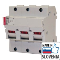 Роз'єднувач EFD14 3p для циліндричних запобіжників CH14x51