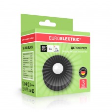 Датчик движения "НЛО мини 1D" Euroelectric ST-05A Black Датчик движения "НЛО мини 1D" Euroelectric ST-05A Black
