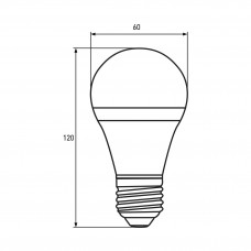 Светодиодная LED лампа Eurolamp ЕКО серия "D" А60 12W E27 3000K Светодиодная LED лампа Eurolamp ЕКО серия "D" А60 12W E27 3000K