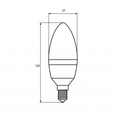 Светодиодная LED лампа Eurolamp ЕКО серия "D" CL прозрачная 6W E14 3000K Светодиодная LED лампа Eurolamp ЕКО серия "D" CL прозрачная 6W E14 3000K