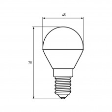 Светодиодная LED лампа Eurolamp ЕКО серия "D" G45 5W E14 3000K Светодиодная LED лампа Eurolamp ЕКО серия "D" G45 5W E14 3000K