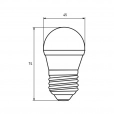 Светодиодная LED лампа Eurolamp ЕКО серия "D" G45 5W E27 3000K Светодиодная LED лампа Eurolamp ЕКО серия "D" G45 5W E27 3000K