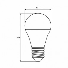 Светодиодная лампа Eurolamp ЕКО серия "D" А70 20W E27 3000K