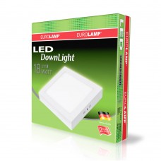 Стельовий LED світильник Eurolamp квадратний накладний Downlight NEW 18W 4000K Стельовий LED світильник Eurolamp квадратний накладний Downlight NEW 18W 4000K
