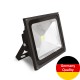 LED-прожектор Euroelectric COB 50Вт, 6500K (черный)
