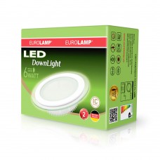 Встраиваемая LED-панель Eurolamp круглая 6W 3000K 220V (LED-DLR-6/3) Встраиваемая LED-панель Eurolamp круглая 6W 3000K 220V (LED-DLR-6/3)