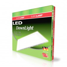 Встраиваемая LED-панель Eurolamp квадратная 18W 4000K 220V (LED-DLS-18/4)