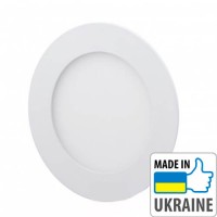 Світильник Eurosvet LED-R-120-6 6Вт, 6400К, круглий (120мм)