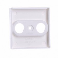 Накладка на TV+R-розетку Jung ECO profi. Цвет "Белый" (арт. A561PLTVWW)