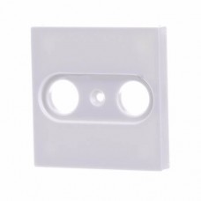 Накладка на TV+R-розетку Jung ECO profi. Цвет "Белый" (арт. A561PLTVWW)