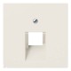 Накладка на однопортову інформаційну розетку Jung ECO profi. Колір: Слонова кістка