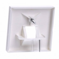 Накладка на однопортову інформаційну розетку Jung ECO profi. Колір: Білий